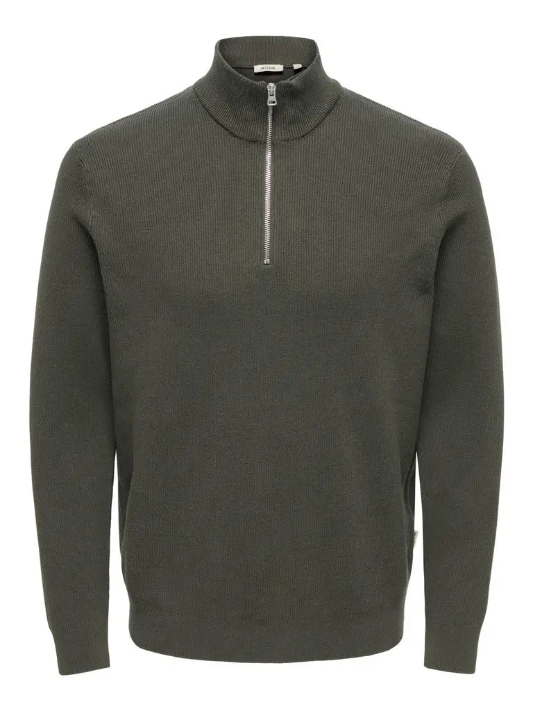Phil Genser Half Zip - Beluga Only & Sons