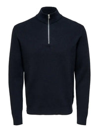 Phil Genser Half Zip - Dark Navy Only & Sons