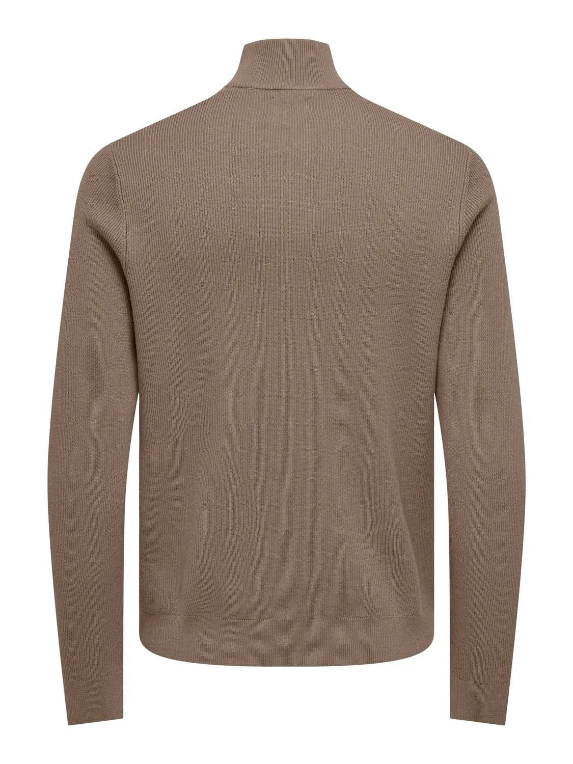 Phil Genser Half Zip - Desert Taupe Only & Sons