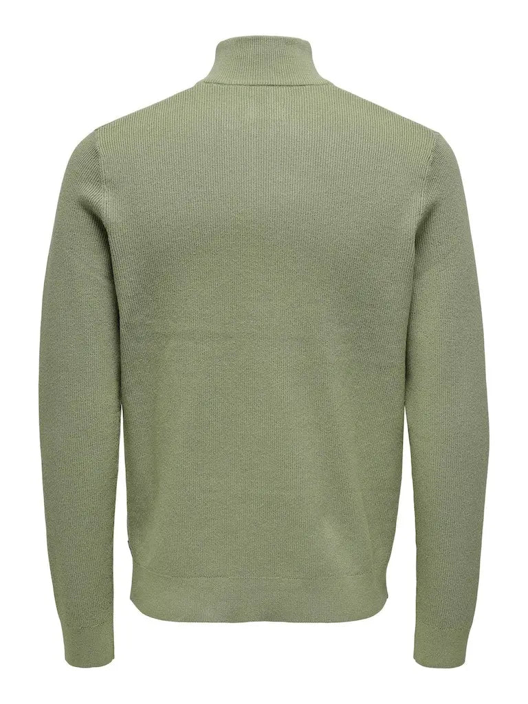 Phil Genser Half Zip - Seagrass Only & Sons