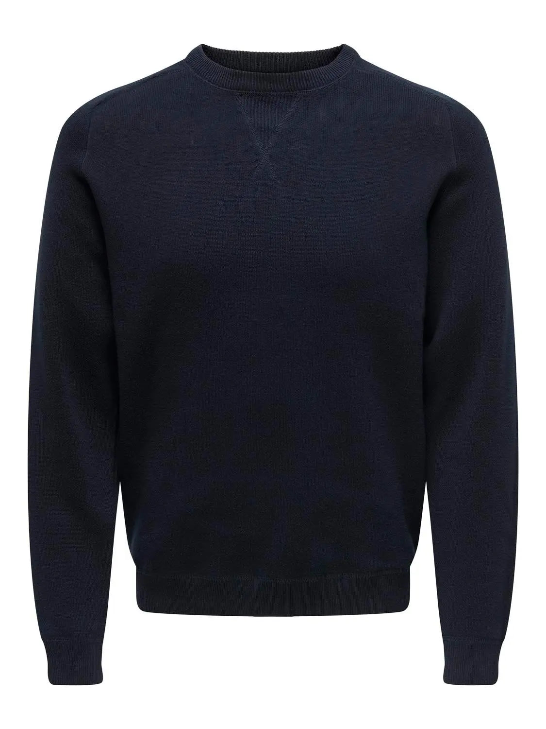 Pin Strikkegenser - Dark Navy Only & Sons