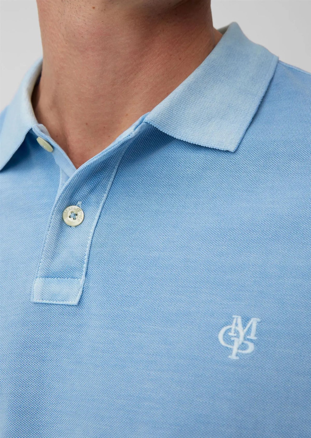 Pique Polo Organic - Air Blue Marc O'Polo