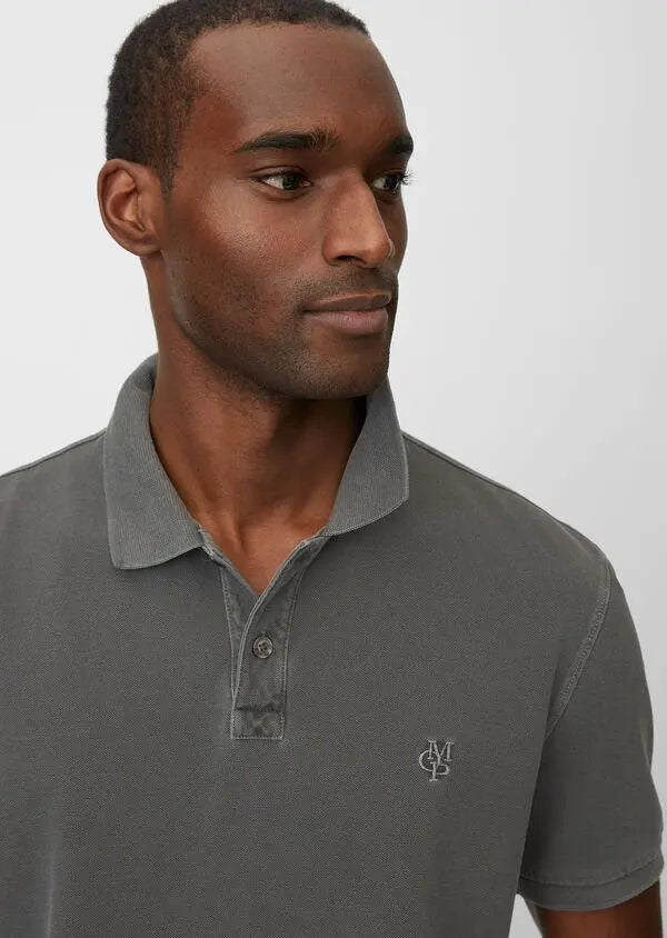 Pique Polo Organic - Pirate Black Marc O'Polo