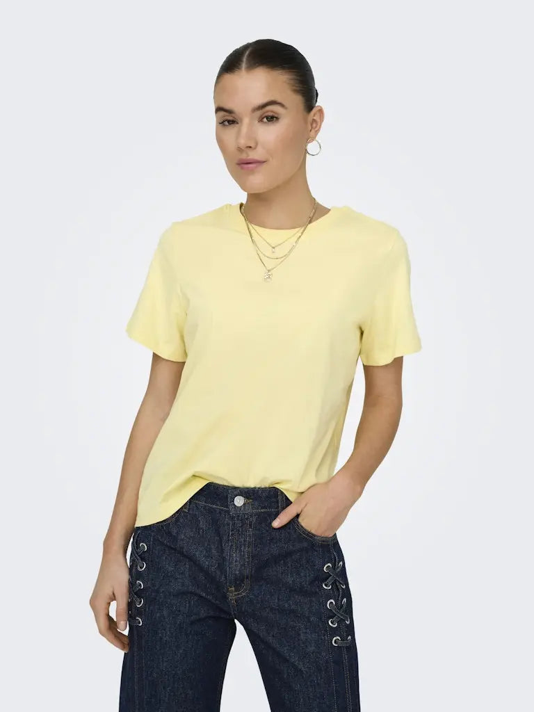 Pisa T-Skjorte - French Vanilla JDY