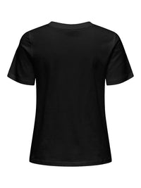 Pisa T-Skjorte Print - Black Detail/Heart JDY