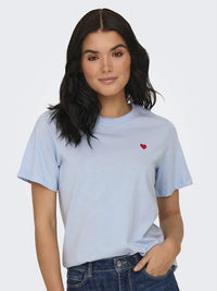 Pisa T-Skjorte Print - Kentucky Blue JDY