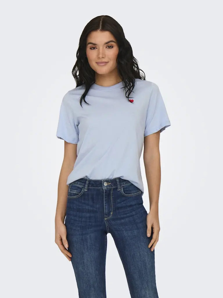 Pisa T-Skjorte Print - Kentucky Blue JDY