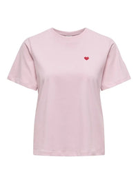 Pisa T-Skjorte Print - Parfait Pink JDY