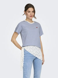 Pisa T-Skjorte Print Stripe - Ebb And Flow Stripes JDY