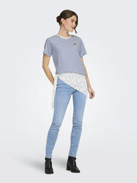 Pisa T-Skjorte Print Stripe - Ebb And Flow Stripes JDY