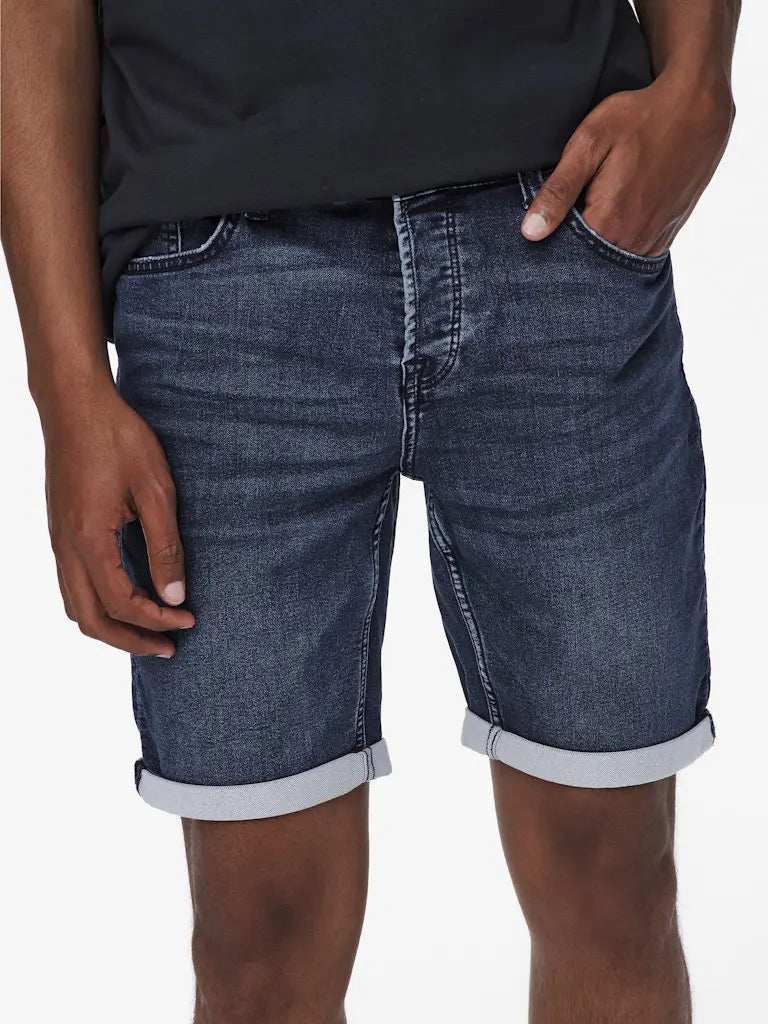 Ply Flex Shorts 8582 - Blue Denim Only & Sons