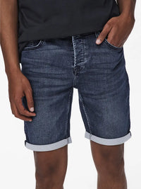 Ply Flex Shorts 8582 - Blue Denim Only & Sons