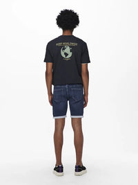 Ply Flex Shorts 8582 - Blue Denim Only & Sons