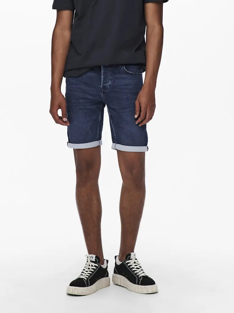 Ply Flex Shorts 8582 - Blue Denim Only & Sons