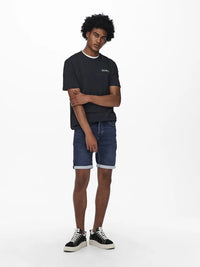 Ply Flex Shorts 8582 - Blue Denim Only & Sons