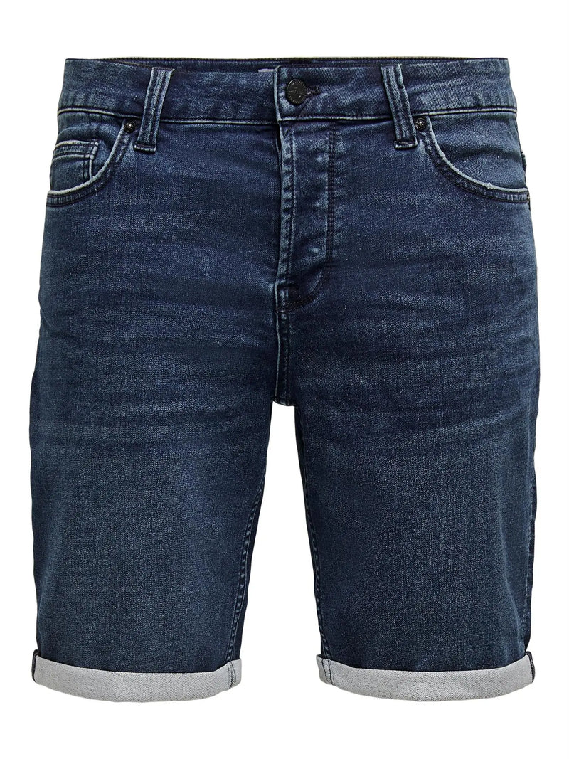 Ply Flex Shorts 8582 - Blue Denim Only & Sons