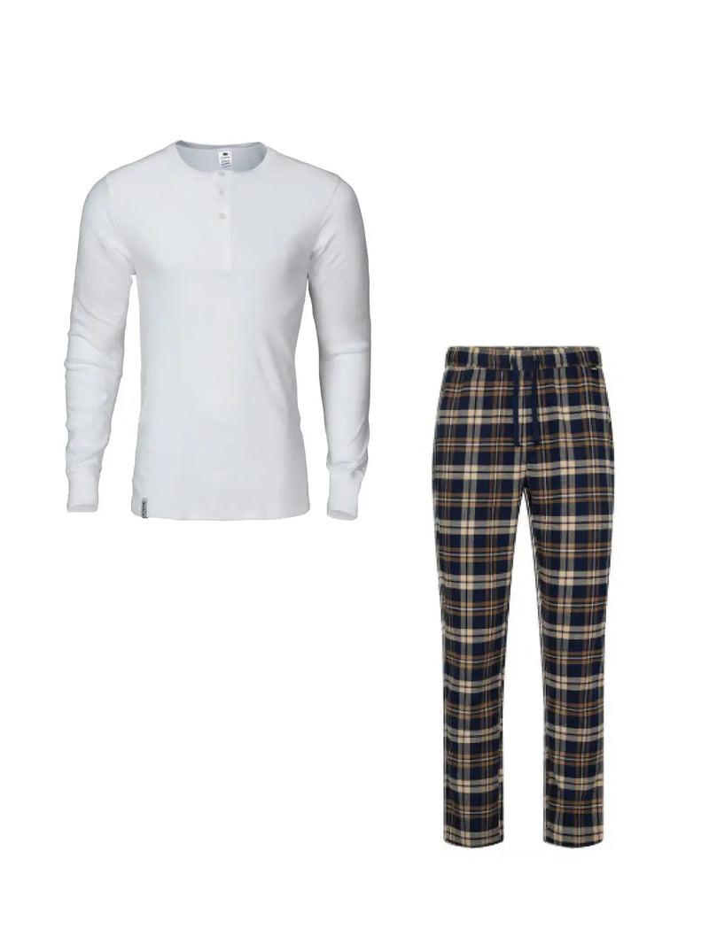 Pysjamas m/Bestefartrøye 25 - White Dovre