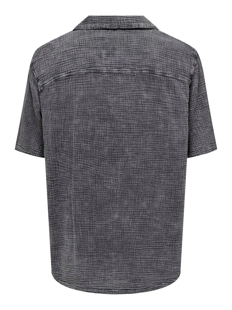 Ralph Resort Skjorte SS - Dark Navy Only & Sons