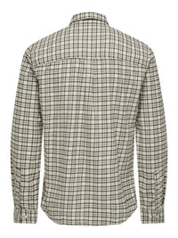 Ram Skjorte Check - Antique White Only & Sons