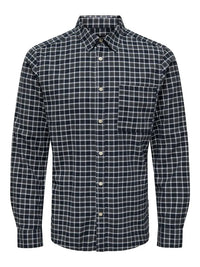 Ram Skjorte Check - Dark Navy Only & Sons