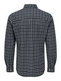 Ram Skjorte Check - Dark Navy Only & Sons