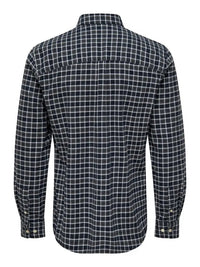 Ram Skjorte Check - Dark Navy Only & Sons