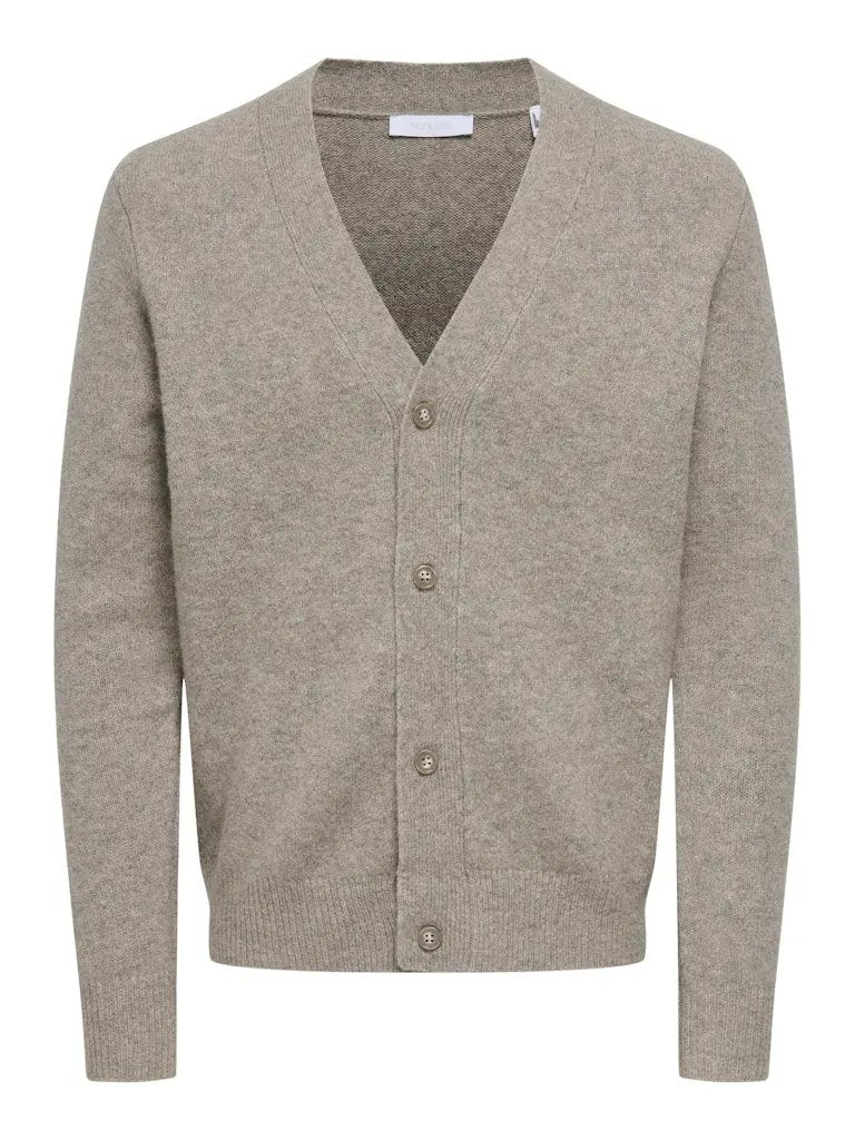 Ray Cardigan - Walnut Only & Sons