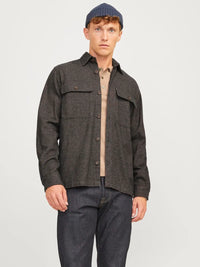 Raymond Twill Overshirt - Slate Black Jack&Jones