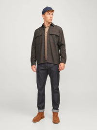 Raymond Twill Overshirt - Slate Black Jack&Jones