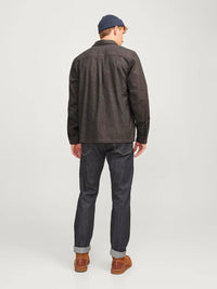 Raymond Twill Overshirt - Slate Black Jack&Jones