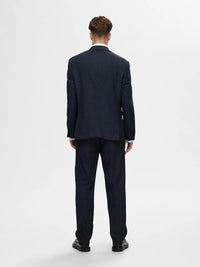 Reed Ull Blazer - Dark Blue Detail Selected Homme