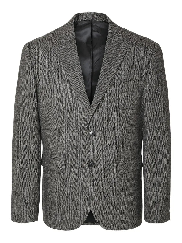 Reed Ull Blazer - Grey Pattern Selected Homme