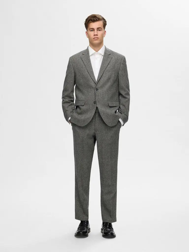 Reed Ull Blazer - Grey Pattern Selected Homme