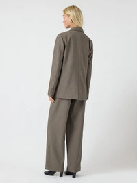 Reema Oversized Blazer - Grey Melange Y.A.S