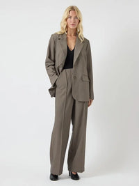 Reema Oversized Blazer - Grey Melange Y.A.S