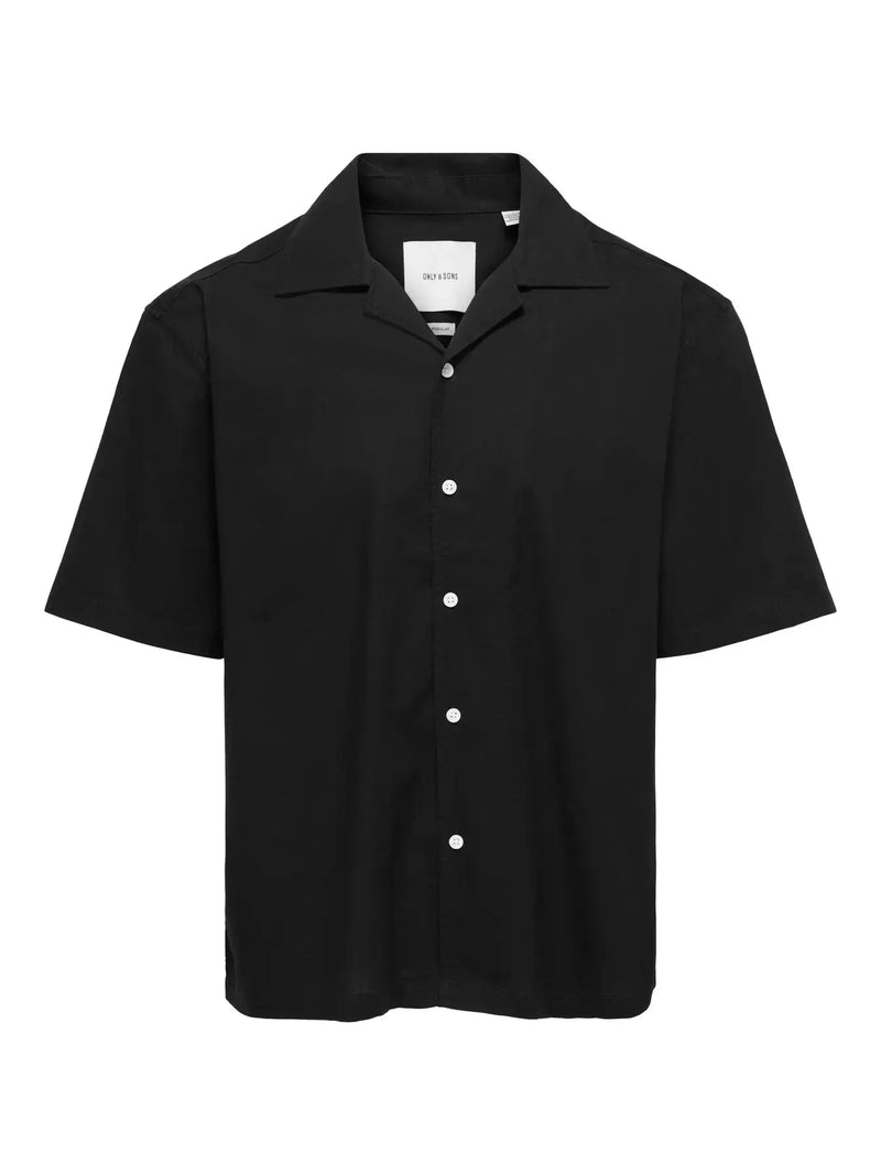 Reid Resort Skjorte - Black Only & Sons