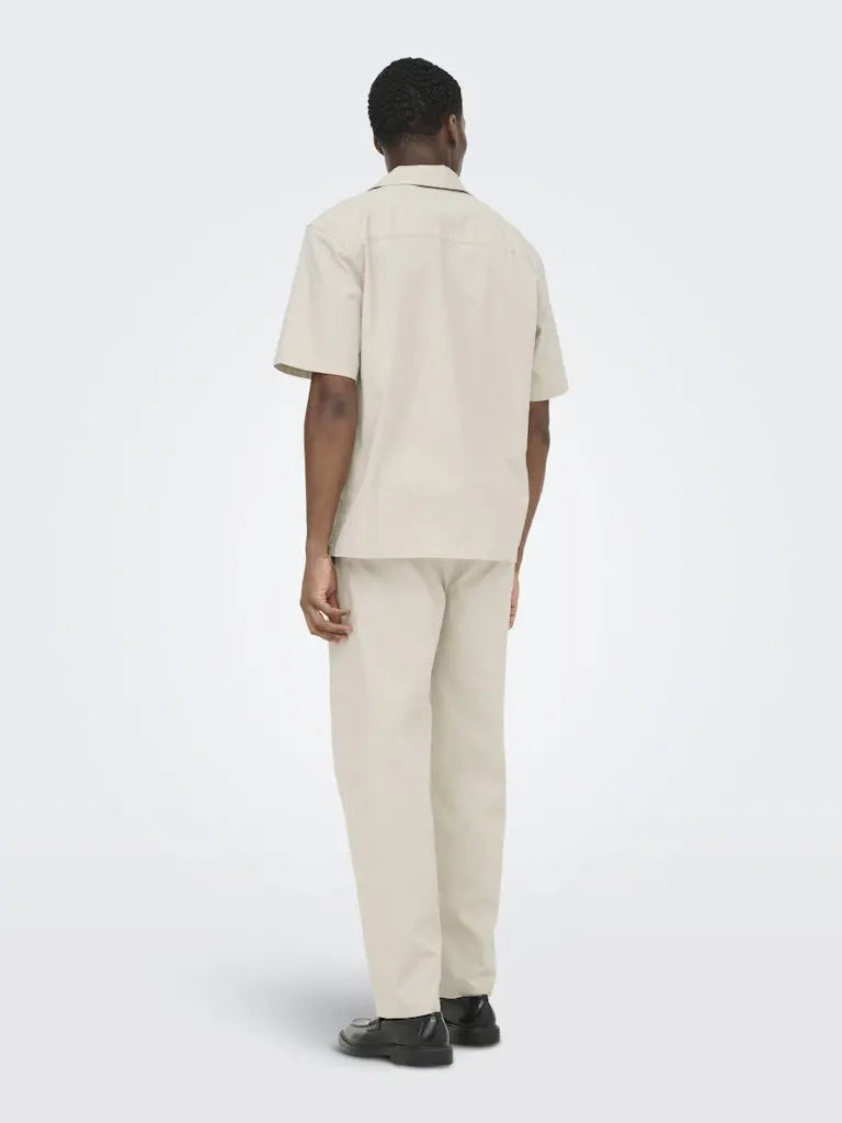 Reid Resort Skjorte - Silver Lining Only & Sons