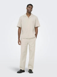 Reid Resort Skjorte - Silver Lining Only & Sons