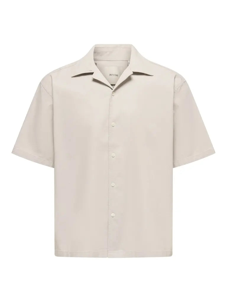 Reid Resort Skjorte - Silver Lining Only & Sons