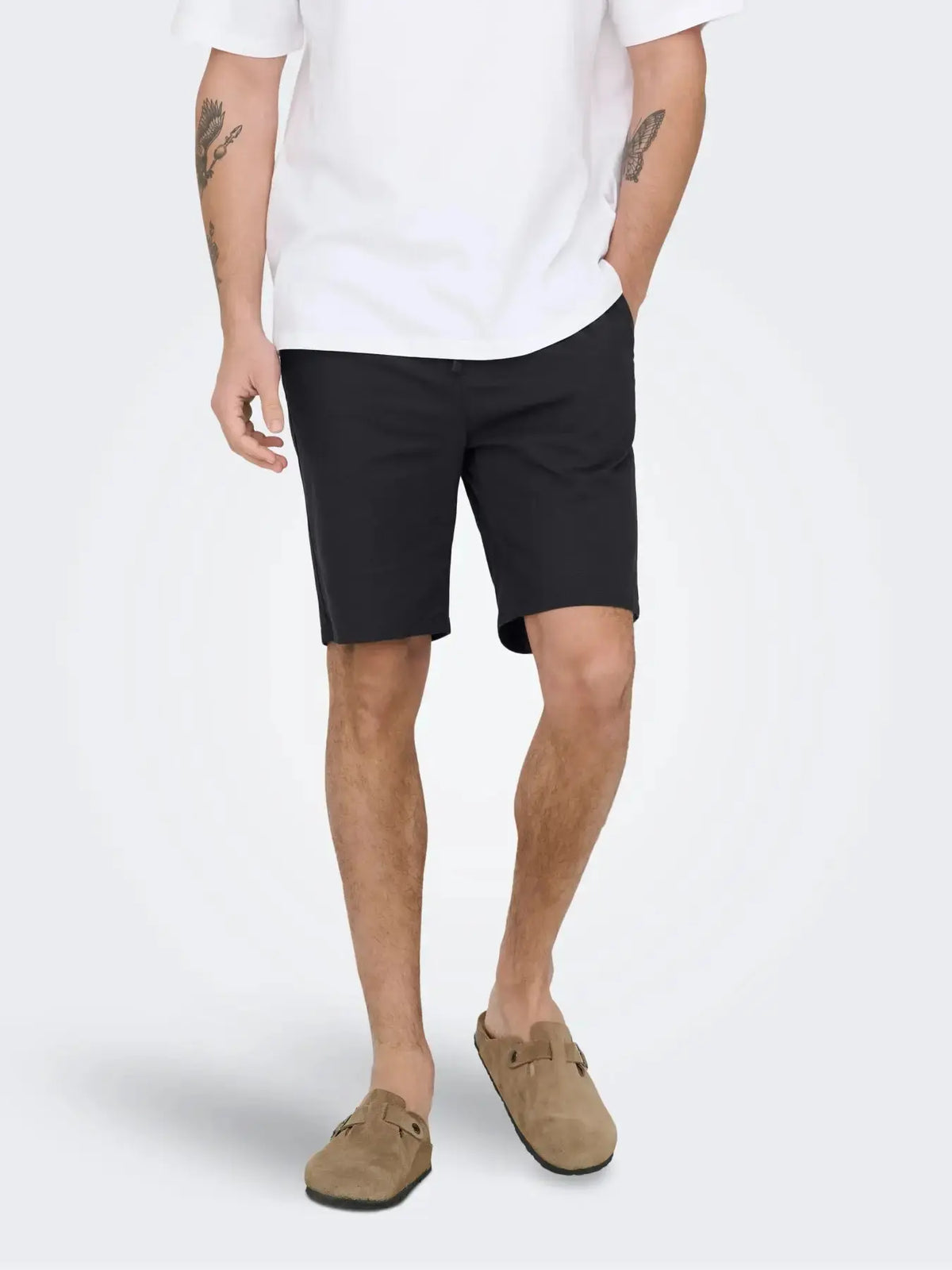 Reid Shorts - Black Only & Sons