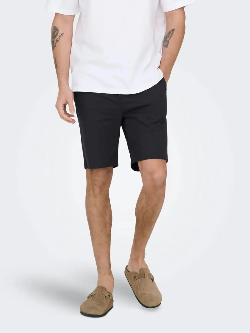 Reid Shorts - Black Only & Sons