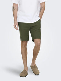Reid Shorts - Olive Night Only & Sons