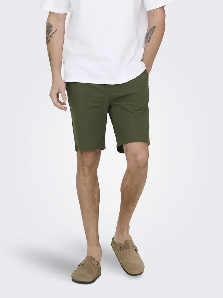 Reid Shorts - Olive Night Only & Sons
