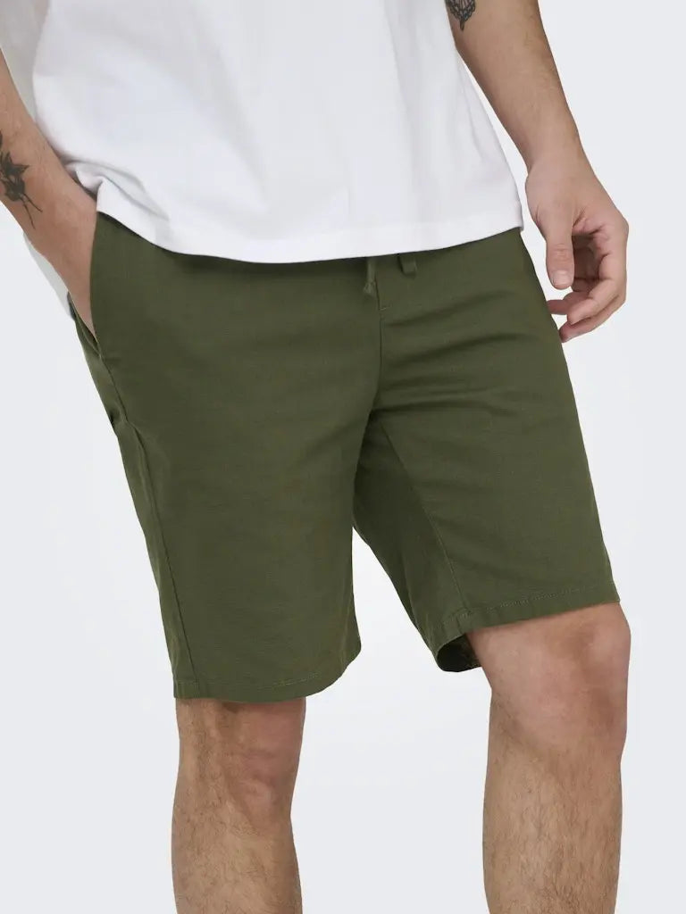 Reid Shorts - Olive Night Only & Sons