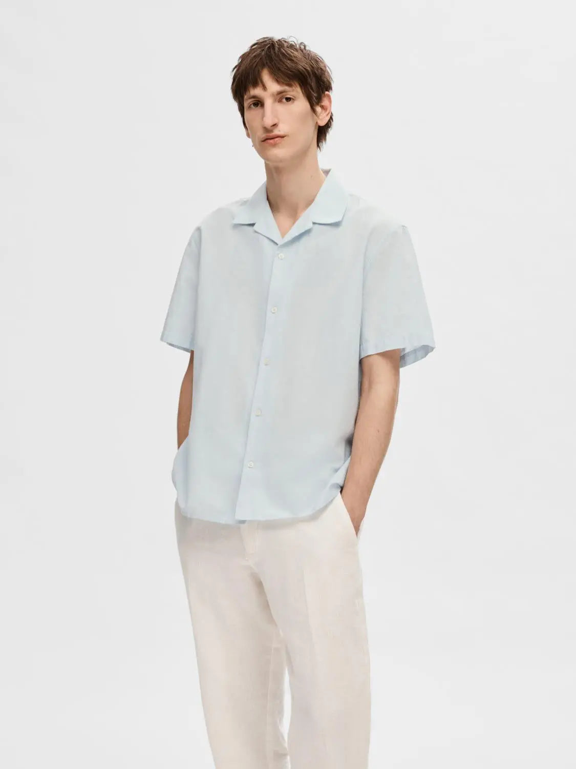 Relaxed New Linen Skjorte SS - Skyway Selected Homme