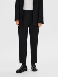 Rita Cropped Pants - Black Selected Femme