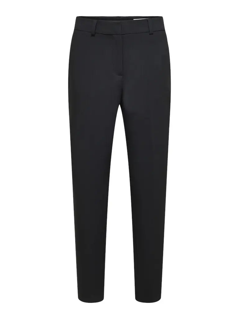 Rita Cropped Pants - Black Selected Femme