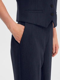 Rita Wide Pants - Dark Sapphire Melange Selected Femme