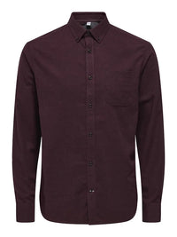 Road Regular Melange Skjorte - Fudge Only & Sons