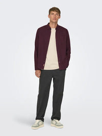 Road Regular Melange Skjorte - Fudge Only & Sons